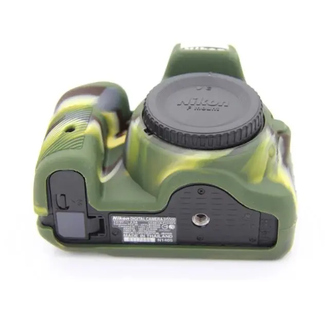 Приятный мягкий силиконовый резиновый защитный корпус для камеры крышка чехол кожи для Nikon D7200 D5300 D750 D3400 D5500 D810 D7500 Камера сумка
