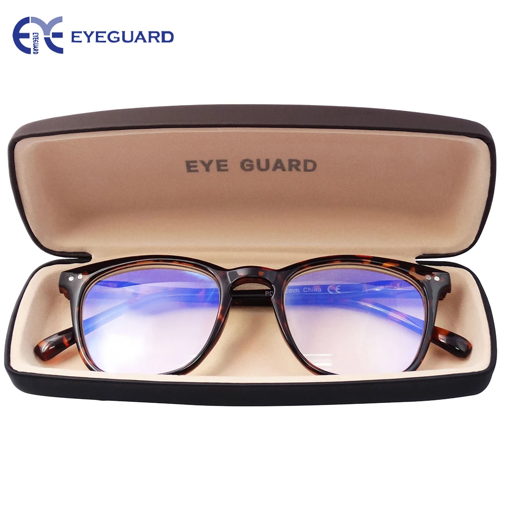 

EYEGUARD Anti Reduce Blue Rays Light Unisex Spring Hinges Computer Reading Glasses Readers UV Protection Anti Glare Eyewear Demi