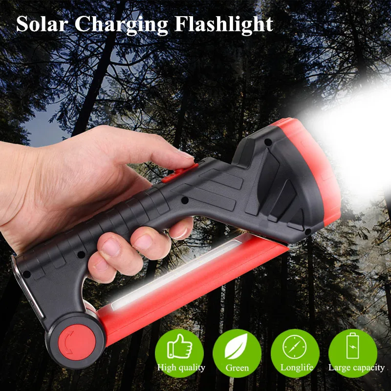 3W-Emergency-Multi-function-Solar-Flashlight-Rechargeable-LED-Light-Lamp-Charging-Powerful-Torch-For-Outdoor-Camping-Hiking 8