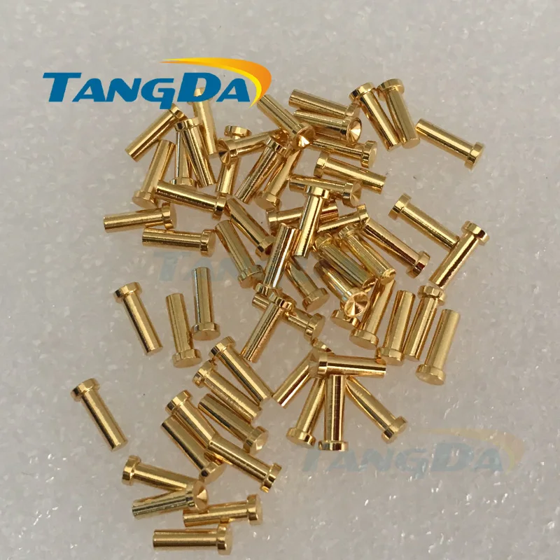 Tangda 2*4.9mm Spring needle connector contact female Connectors Round head A groove Contact base pin A.