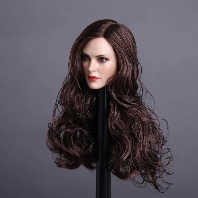 1/6 весы Женский Глава Sculpt блондин/каштановые волосы для 12 &quotЖенский Экшн фигурки