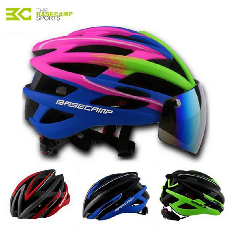 

Bicycle Helmet Basecamp Bicicleta Mountain Riding Helmet Integrally Molded Bike Helmet Cycling EPS Breathable Bicycle Helmets