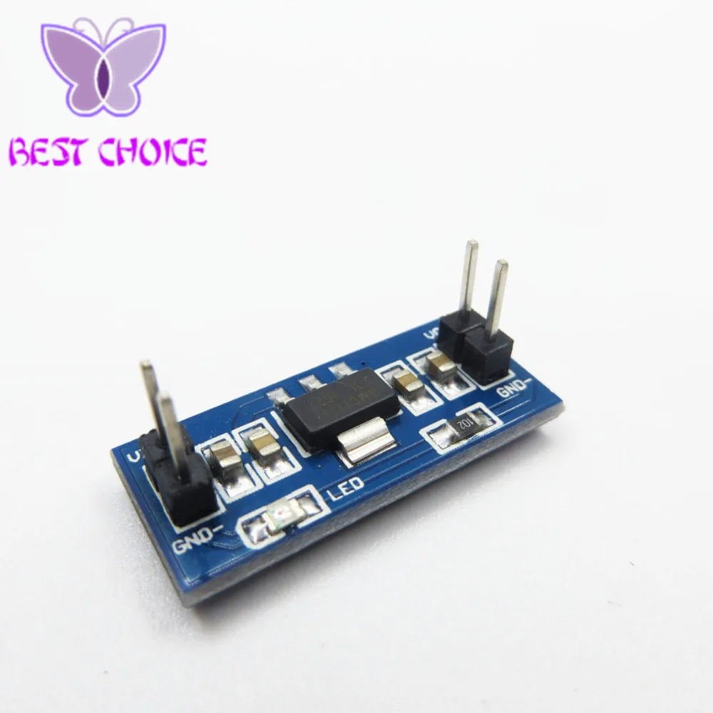 1pcs AMS1117 5V (4.5-7V) Turn To 3.3V DC-DC Step down Power Supply Buck Module For Arduino Raspberry pi | Инструменты
