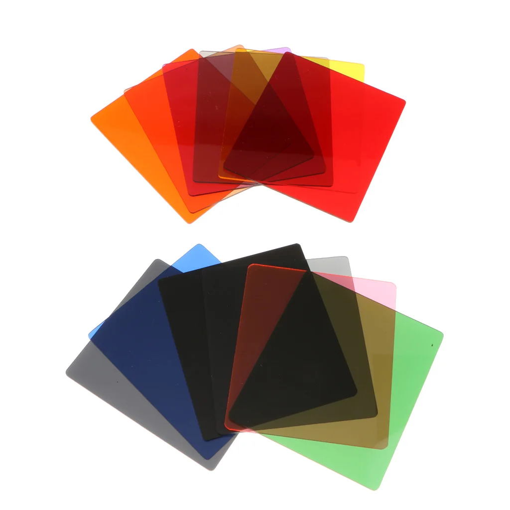 38 in 1 Graduated 24 Color Filter Sets Filters Lens Kit with 2 Filter Holder