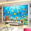 Custom Photo Mural Non-woven Embossed Wallpaper Underwater World Fish Coral Children Room Living Room Wall Decoration Wallpaper ► Photo 2/6