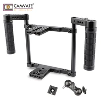 camvate dslr Rig CAMVATE DSLR קייג עבור Mark III / GH5 (Frame המלא) C1756 אביזר צילום במצלמה (1)