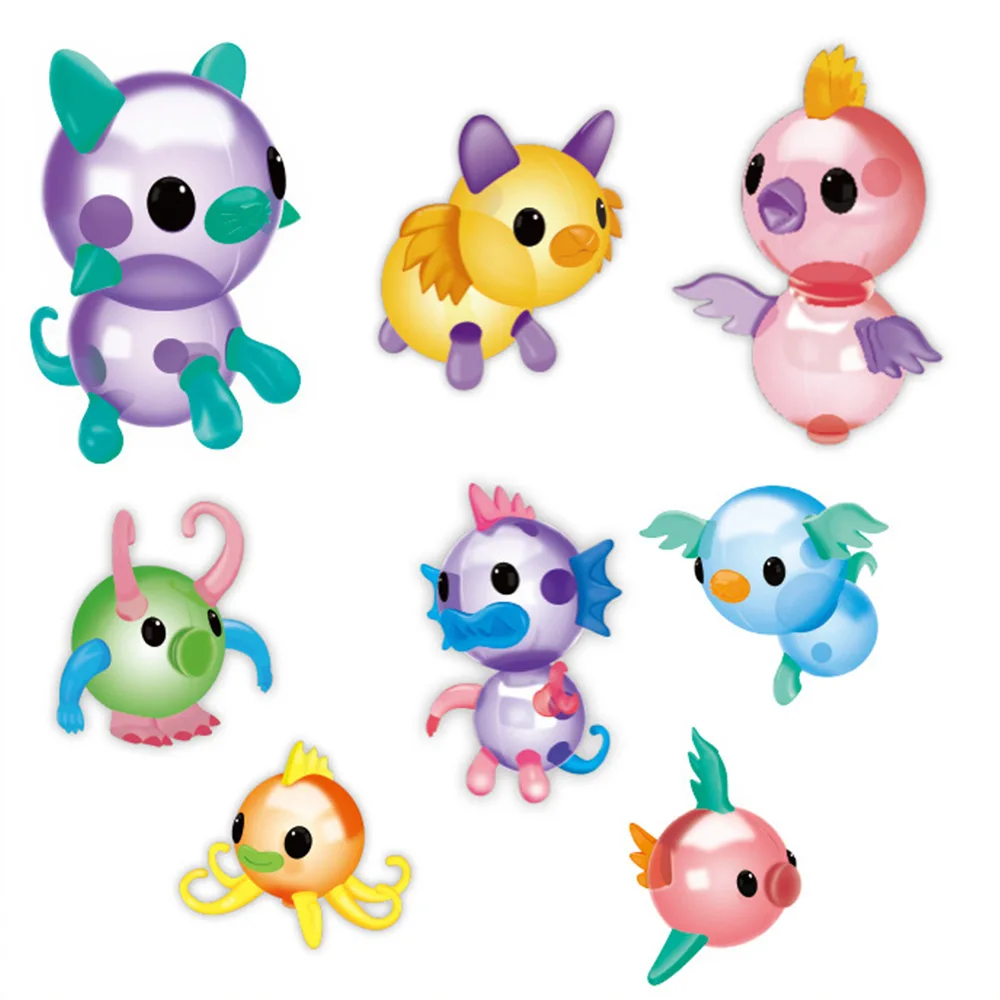 

Kids Assembled Bobo Sticky Colorful Toys Creative Balloon DIY Inflator Toys Funny Gift for Children Hot Sale