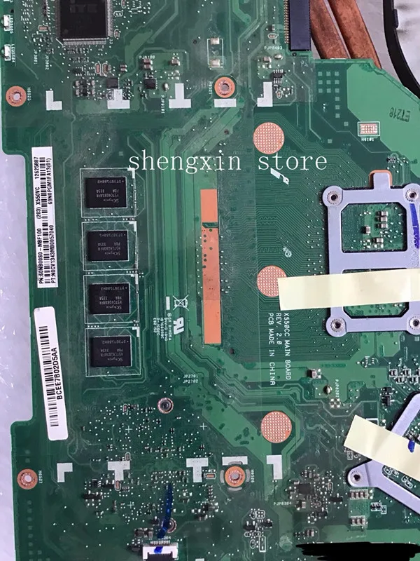 Материнская плата X550CC для ASUS X550CL материнская ноутбука Y581C 1007u/2117u оригинальная REV2.0