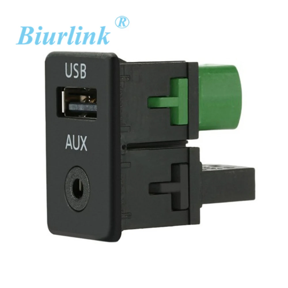 

Biurlink USB AUX Interface Switch Button for VW Passat CC