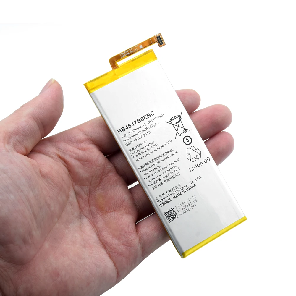 

2019 New Original Replacement Battery HB4547B6EBC For Huawei Honor 6 Plus PE-CL00 TL10 Rechargeable Phone Battery