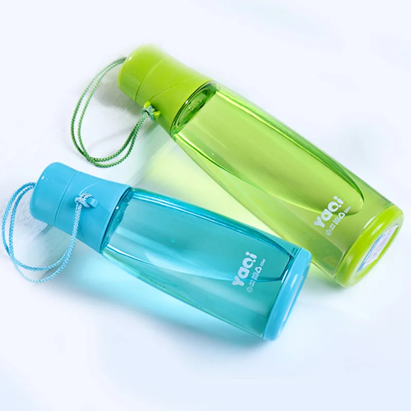 

320ml/420ml 4 Candy Color space bottle with Portable rope Filter lovely children food grade plastic water bottle