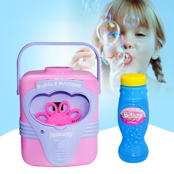 

Fully Automatic Portable Cartoon Bubble Machine Bubble Stick Outdoors Children Toys