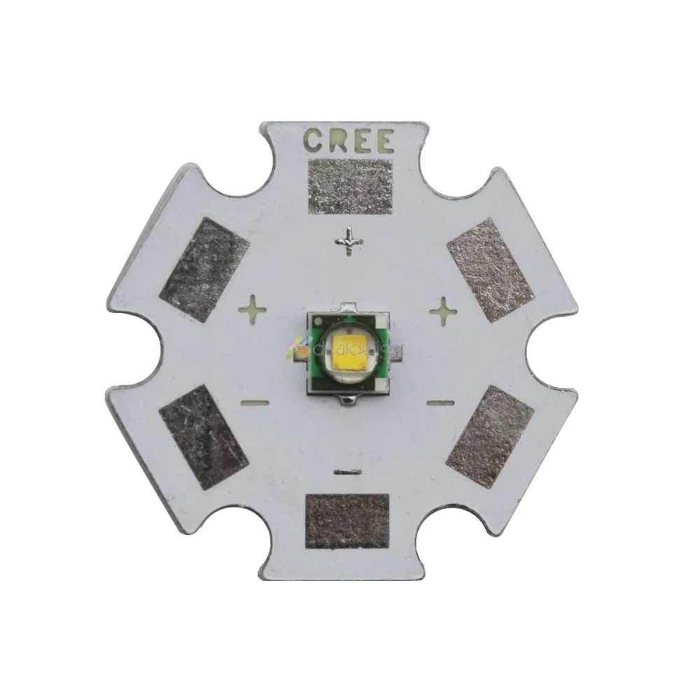 10 шт. Cree XLamp XPE XP-E 1 Вт-3 Вт красный зеленый синий Королевский синий Желтый Холодный белый теплое белое светодиодное освещение с 20 мм/16 мм/14 мм/12 мм основанием