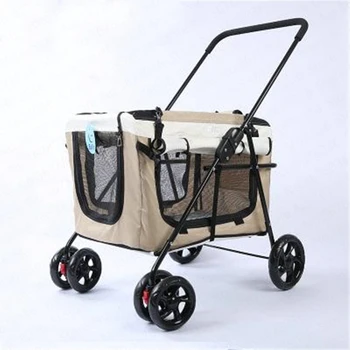 

NO17%Pet stroller dog cat stroller outdoor car stroller light portable folding bike bag separated