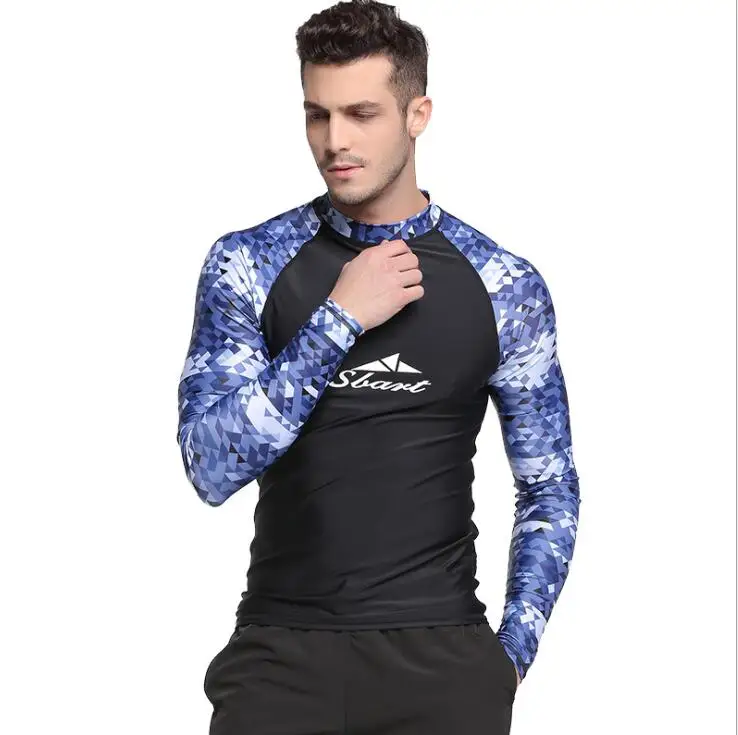 SBART رجل طفح الحرس تصفح التجفيف السريع تي شيرت طويلة الأكمام الشاطئ المضادة للأشعة فوق البنفسجية بدلة غطس kitesurf الغوص تصفح قميص SBART رجل طفح الحرس تصفح التجفيف السريع تي شيرت طويلة الأكمام الشاطئ المضادة للأشعة فوق البنفسجية بدلة غطس kitesurf الغوص تصفح قميص