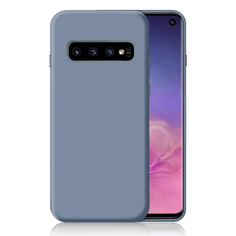 CHYI настоящий Жидкий чехол для samsung Galaxy s8 s9 s10 note10 plus чехол для телефона мягкий силиконовый чехол для samsung a50 a70 a20e m30s - Цвет: Коричневый