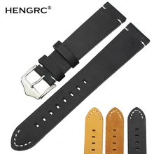 Italian Genuine Leather Handmade Watchband 18mm 20mm 22mm Man Women Dark Brown Black Vintage Wrist Watch Strap Belt Pin Buckle Italian Genuine Leather Handmade Watchband 18mm 20mm 22mm Man Women Dark Brown Black Vintage Wrist Watch Strap Belt Pin Buckle