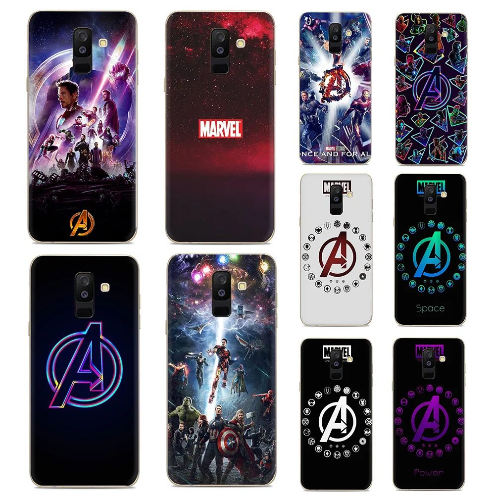 

Marvel Superheroes The Avengers TPU Silicone phone case for Samsung A3 A5 2016 2017 A6plus 2018 S6 S7 Edge S8 S9 plus Note 8 9