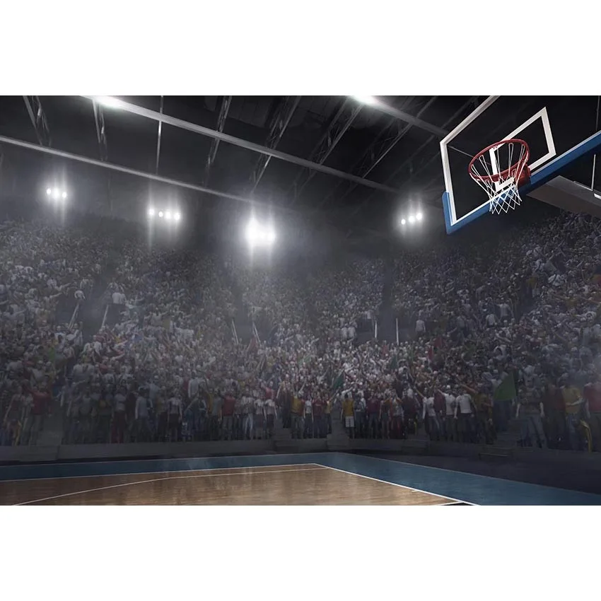 vinyl photography background basketball field nba match celebrate background basketball