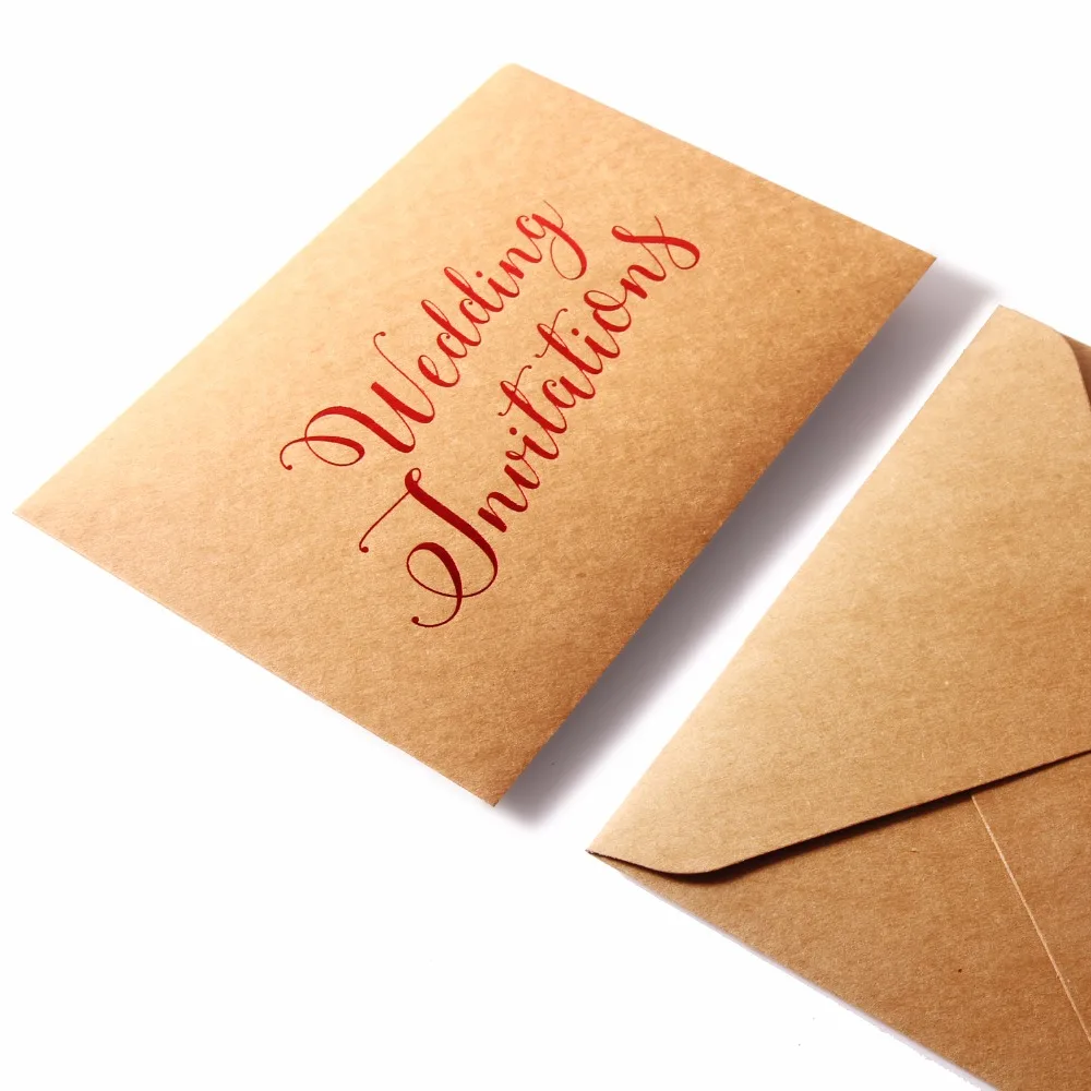 Rustic Wedding Invitation Envelopes