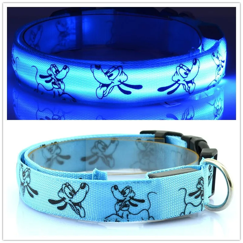PD158 Safety Glow collar Pet Dog cat LED Collar Night Flashing Dog Cat