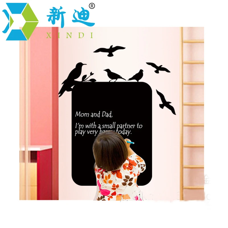 New Black Board Stickers Living Room Wall-decoration Stickers Thick Black Children's Room Office Memo Message Board