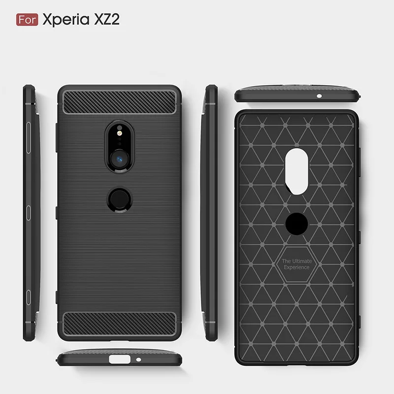 brushed silicone case sony xperia xz2 (9)