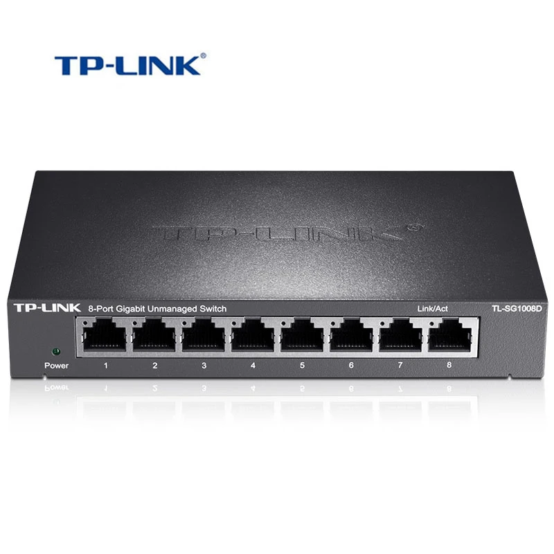 Tp Link 8 Port 10 100 1000mbps Gigabit Switch Over Ethernet Ieee802 3 Tl Sg1008d Network Switches Aliexpress