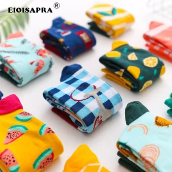 

[EIOISAPRA]Movement Casual Hip Hop Snacks Ice Cream Fruit Socks Harajuku Vintage Art Trend Socks Funny Sokken