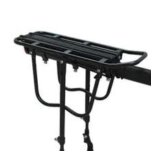 Universal Quick Detachable Mountain Bike Rear Shelf Black Bicycle Carrier with reflector and brake pads Top Quality