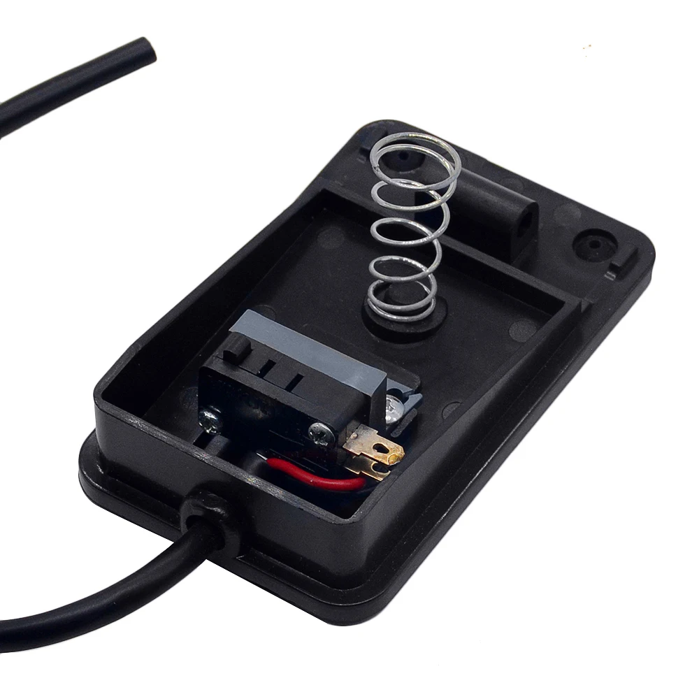 

2019 New TFS-1 10A/250V Instantaneous Power Foot Switch Black Foot Switch with Line 20cm Plastic Case Material High Quality