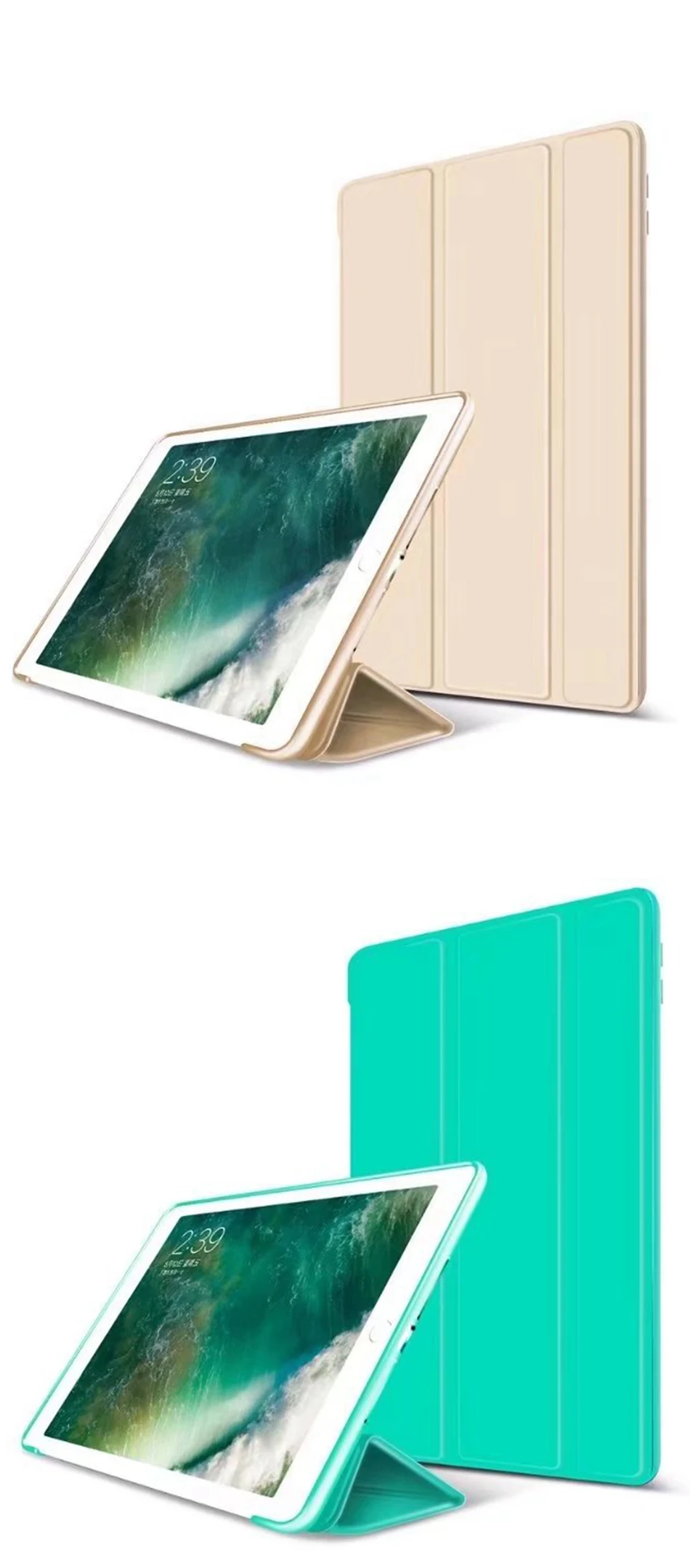 Coque для Apple Ipad 2 3 4 случай конфеты кремния Мягкий красочный Вернуться ТПУ и спереди Искусственная Кожа 2 в 1 чехол для ipad 3 Ipad 4 Чехол