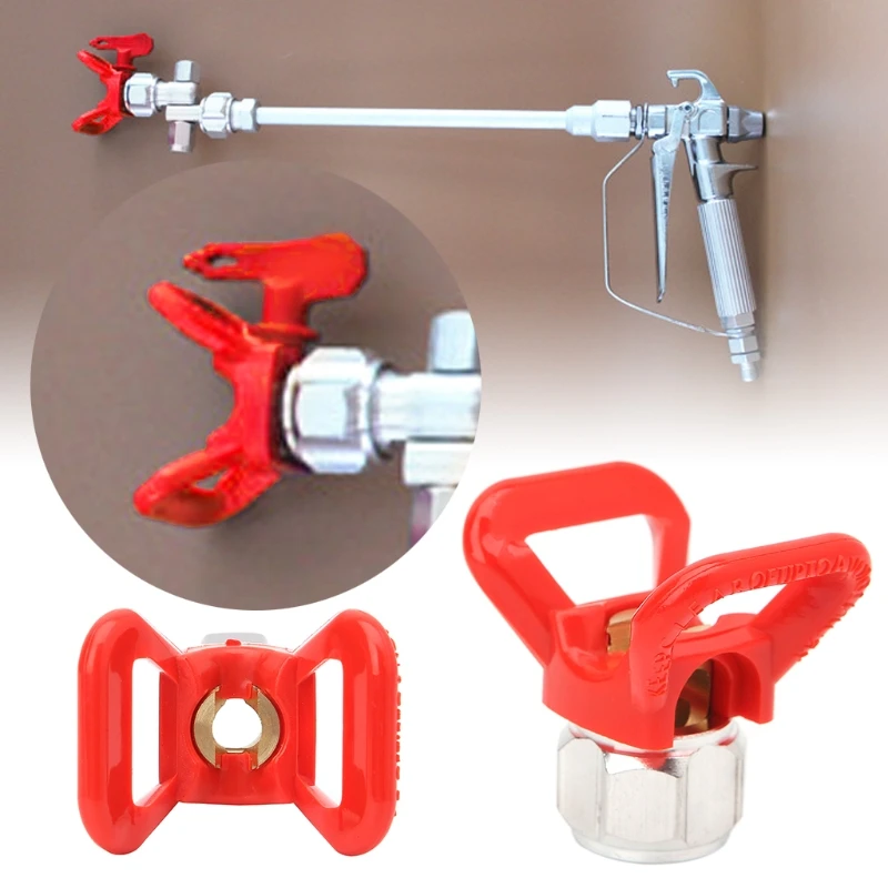 Airless Paint Spray Gun Accessory Flat Tip Nozzle Guard Seat For Titan
