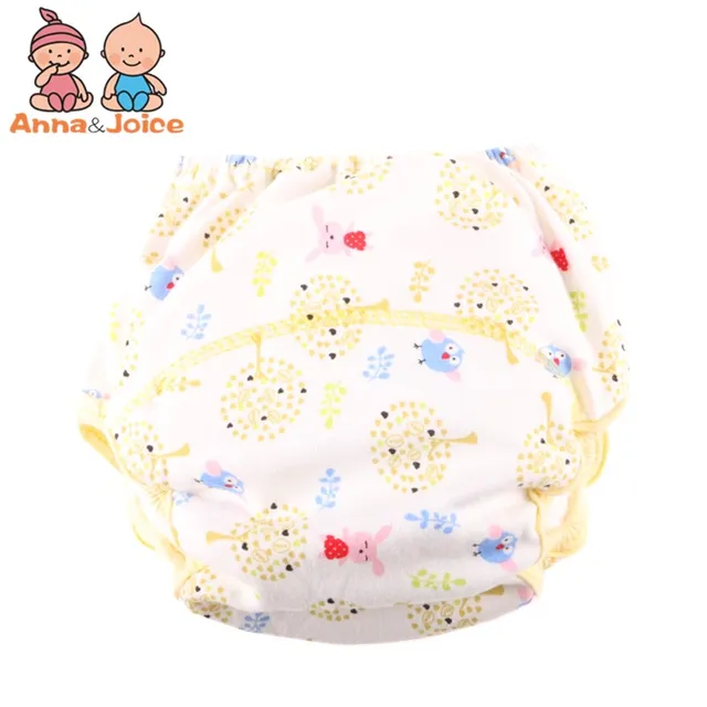 10 Pcs/lot Baby Diapers /Childrens Learning Pants /Reusable Diaper /Infant Animals Potty Washable Training Pants Suit 10–15kg
