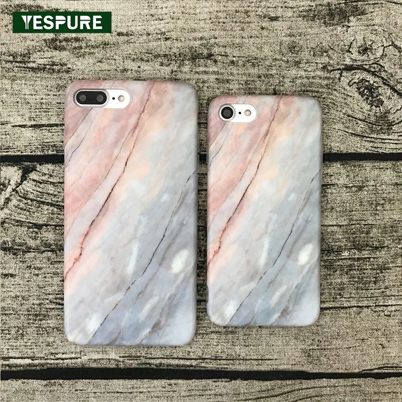 

YESPURE Marble Soft Cellphone Holder Silicone for Iphone 7plus Fundas Para Celular 2017 Best-Selling Handphone Protector