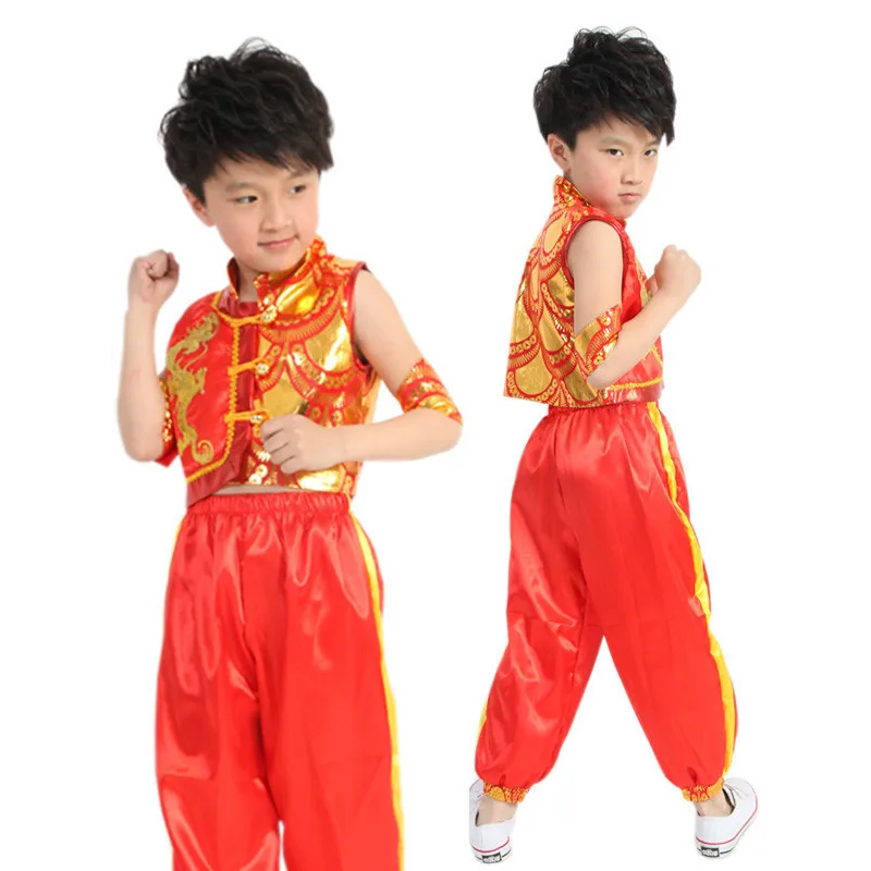 Kung fu uniform kungfu clothes for boy-23