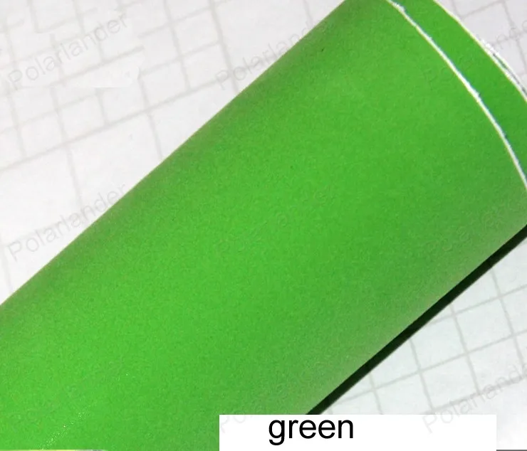 Водонепроницаемый 152*20 см Бархат Виниловой Пленки DIY Стайлинга Автомобилей Wrap StickerFor Автомобиль Авто Автомобиль - Название цвета: Зеленый