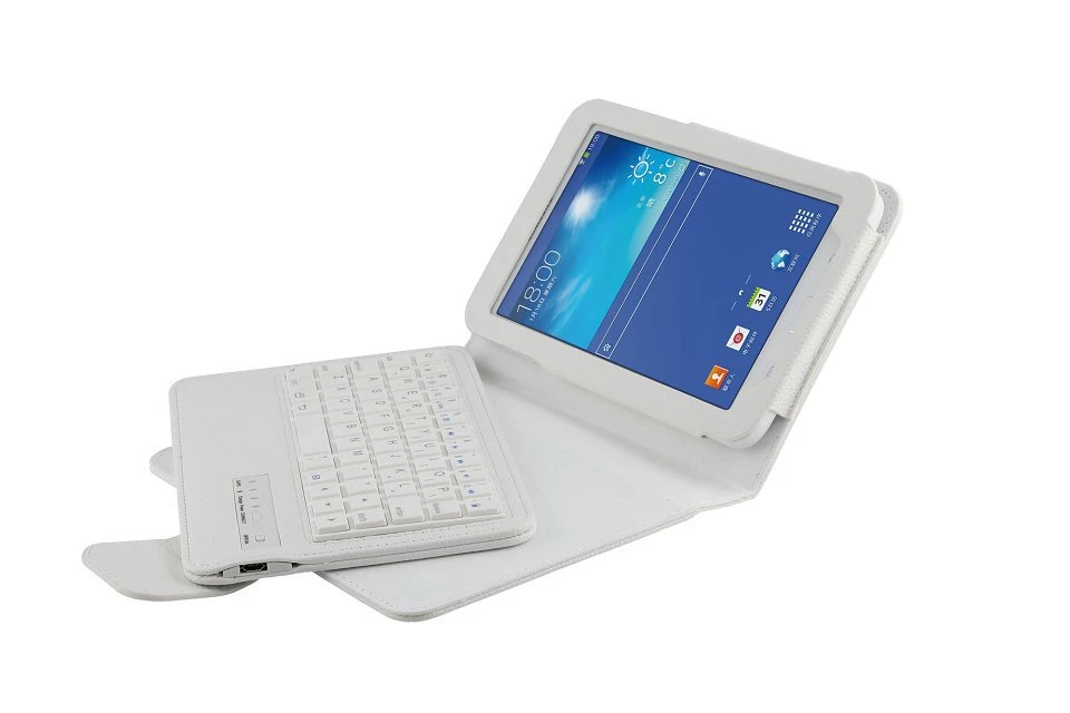 Para Galaxy Tab 3 7.0 pulgadas T110 T111 Bluetooth del teclado para Samsung Tab 3 Lite teclado cubierta nueva caja de la tableta|keyboard case usb|tablet case coverkeyboard pencil case - AliExpress