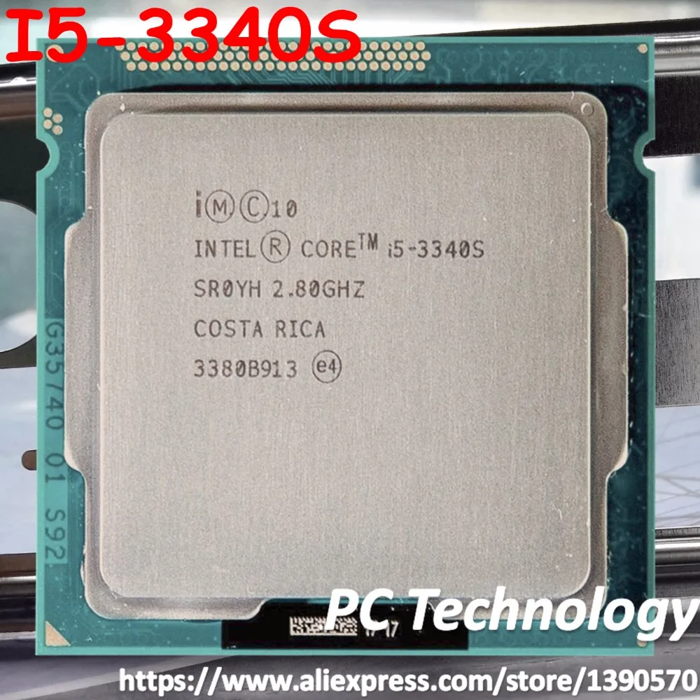 Original Intel core I5 3340S 2.80GHz 6M LGA1155 65W desktop processor ...
