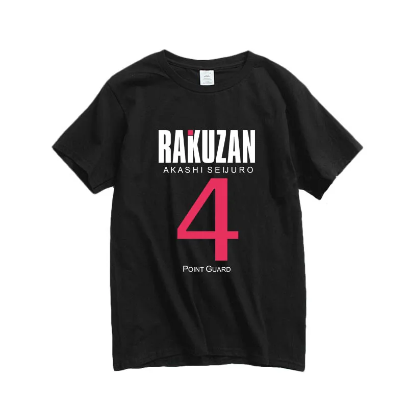 

New Kuroko's Basket ball Cosplay T-shirt Kuroko no Basuke Akashi Seijuro Kise Ryota Cotton Men T shirt Anime Tops Tees