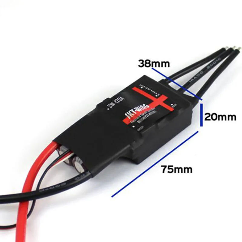 Controlador de Velocidade com 5a Skywing v Bec Para-asa Fixa rc Avião Esc 120a - 5 3 High Quality speed controller
