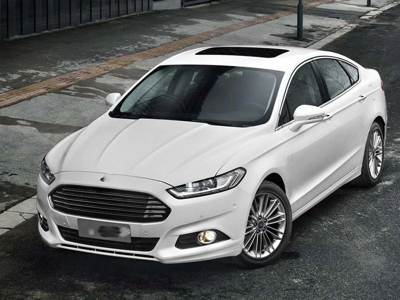 Автомобильный мигающий светодиодный DRL Дневной ходовой светильник для Ford Mondeo Fusion 2013 автомобильный Стайлинг водонепроницаемый с отверстием для противотуманной фары