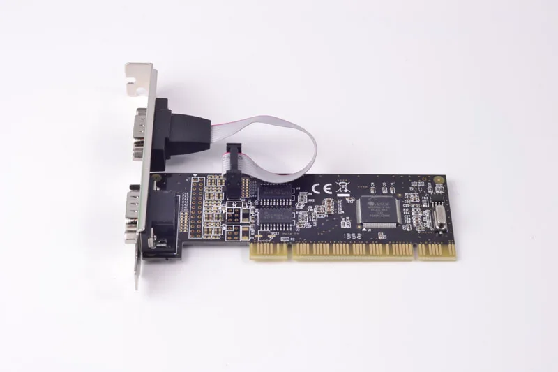 PCI 2 Порты RS232 COM DB9 Pin плата последовательного доступа адаптер MCS9865 Чипсет для Moschip
