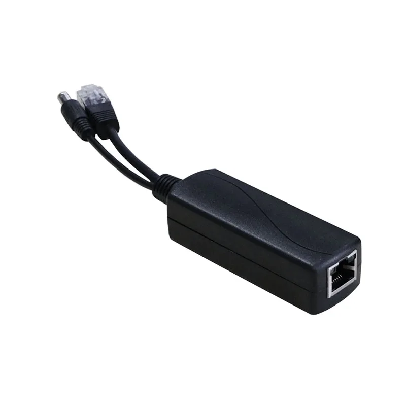 표준 PoE 분리기 전원 공급 장치 모듈, DC 마이크로 USB 출력 지원, IEEE 802.3 af/at PoE 분리기, 48V, 12V, 5V
