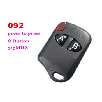 

Auto remote control retrofit 092 Model press to press remote control 2 button 315MHZ 10pcs/lot Free Shipping