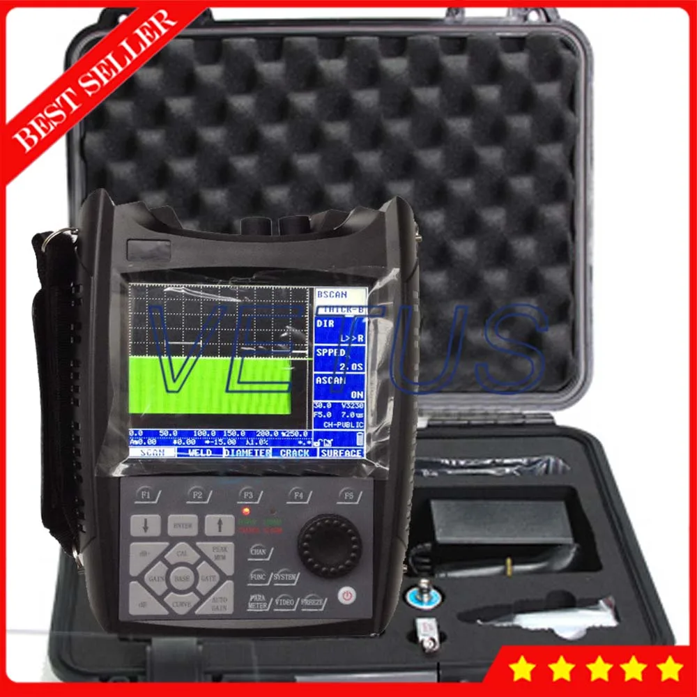 

SUB140 Ultrasonic Flaw Detector Defectoscope Scanning Range 0 to 25000mm 5.7 inch Ultrasonic metal flaw detector USB2.0 interfac