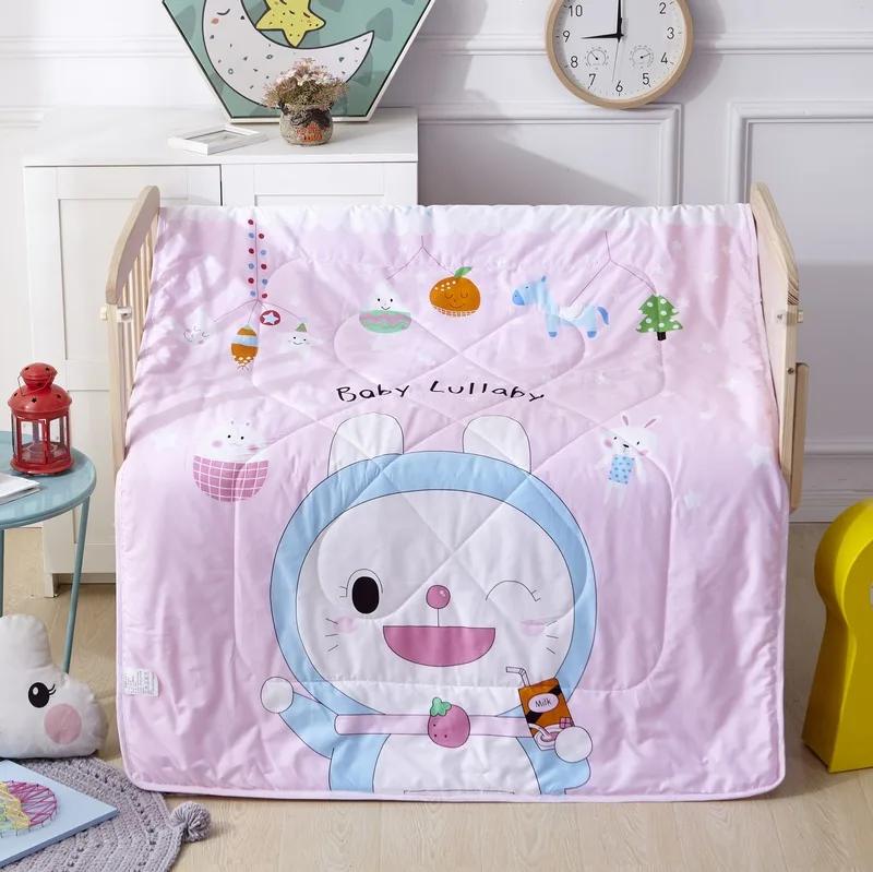 Детское летнее одеяло с героями мультфильмов/детское одеяло для детского сада/охлаждающее одеяло принцессы для девочек - Цвет: Оранжевый