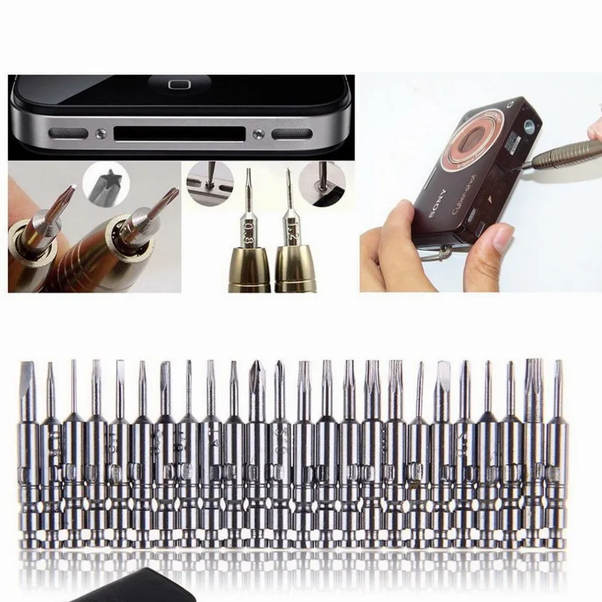 1Set 25in1 Torx Screwdriver Repair Tool Set For iPhone Samsung Galaxy