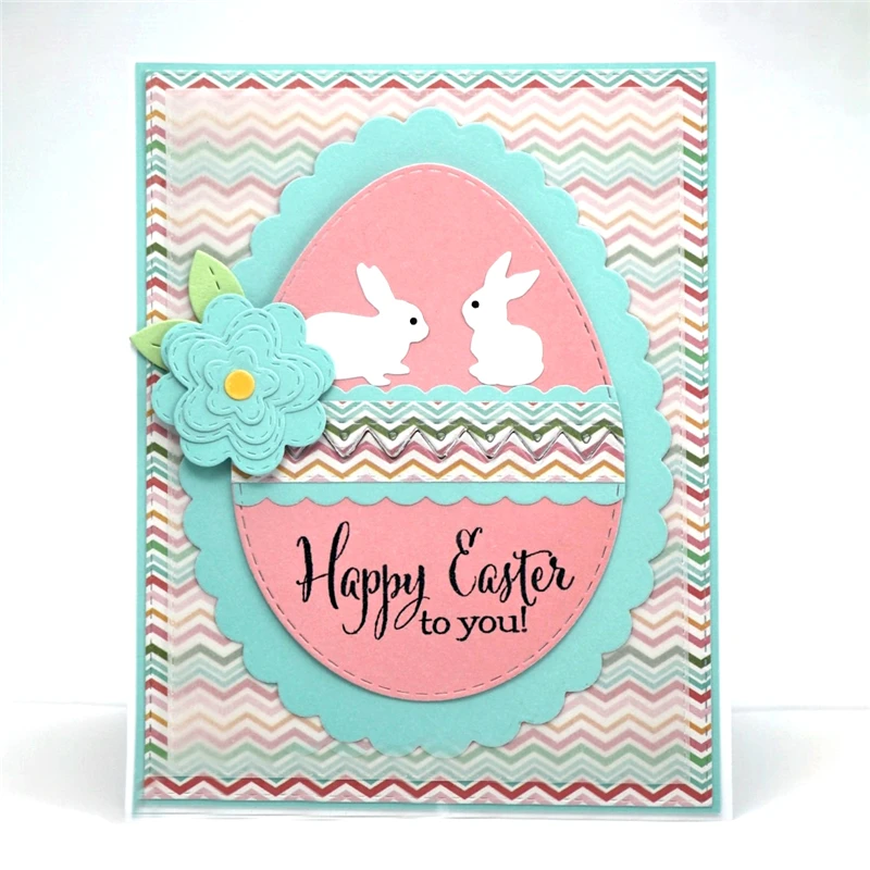 

Naifumodo Mini Bunny Metal Dies Easter Cutting Dies Stencils for DIY Scrapbook Paper Card Decorative Craft Embossing New 2019