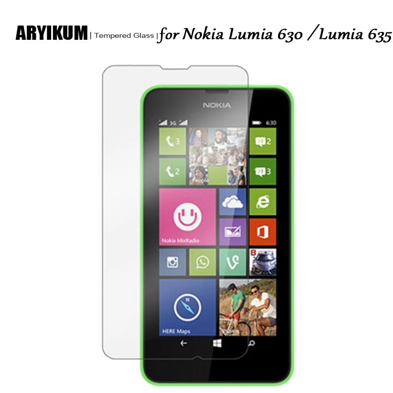 С уровнем твердости 9H 2.5D закаленное Стекло для microsoft Nokia Lumia 630 635 rm 976 977 978 979 974 975